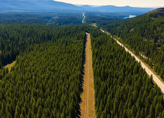 46.96 acres on the Highway 93 corridor, backing state land 3 of 8