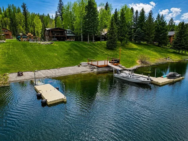 Whitefish Lake waterfront on protected Lazy Bay 6 of 16