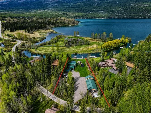 Whitefish Lake waterfront on protected Lazy Bay 8 of 16