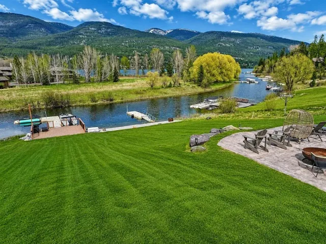 Whitefish Lake waterfront on protected Lazy Bay 10 of 16