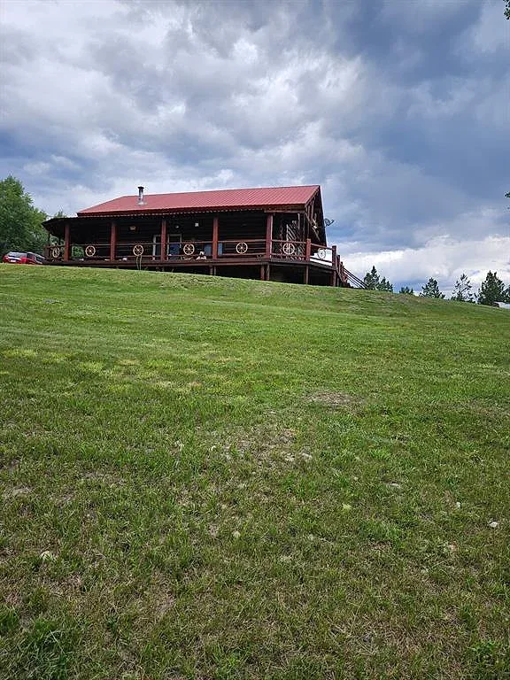Log home on a knoll with almost 40 acres in three tracts 12 of 16